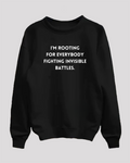 Invisible Battles Sweater