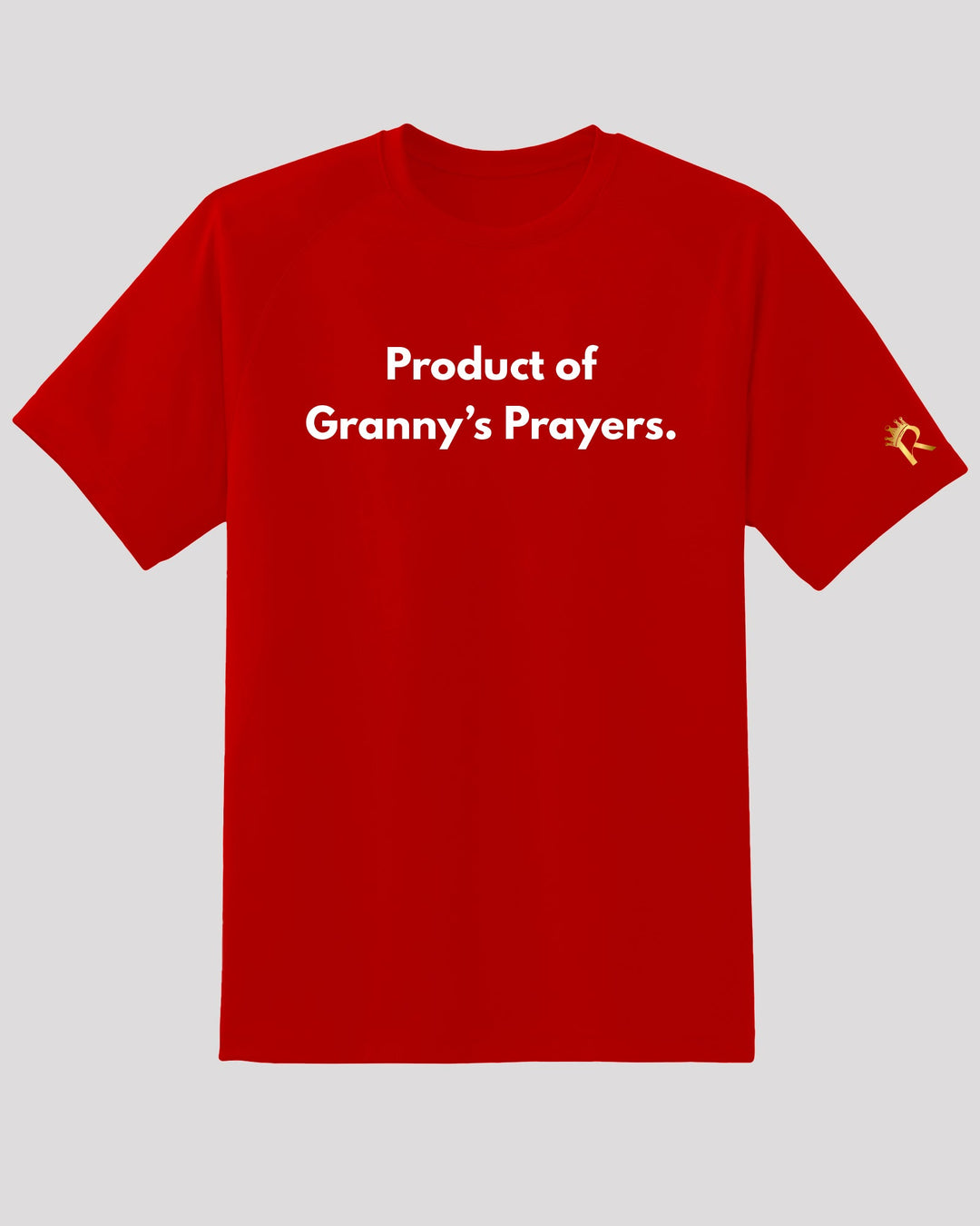 Red 'Granny's Prayers' tee