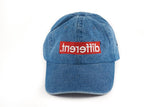 Denim Box Design 'tnereffid' Dad Hat