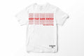 White/Red 'Keep That Same Energy' T-shirt Unisex /100%Cotton Graphic T-Shirt
