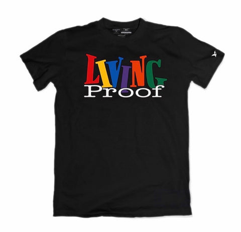 Living Proof Graphic T-shirt (Black) Unisex/100% Cotton